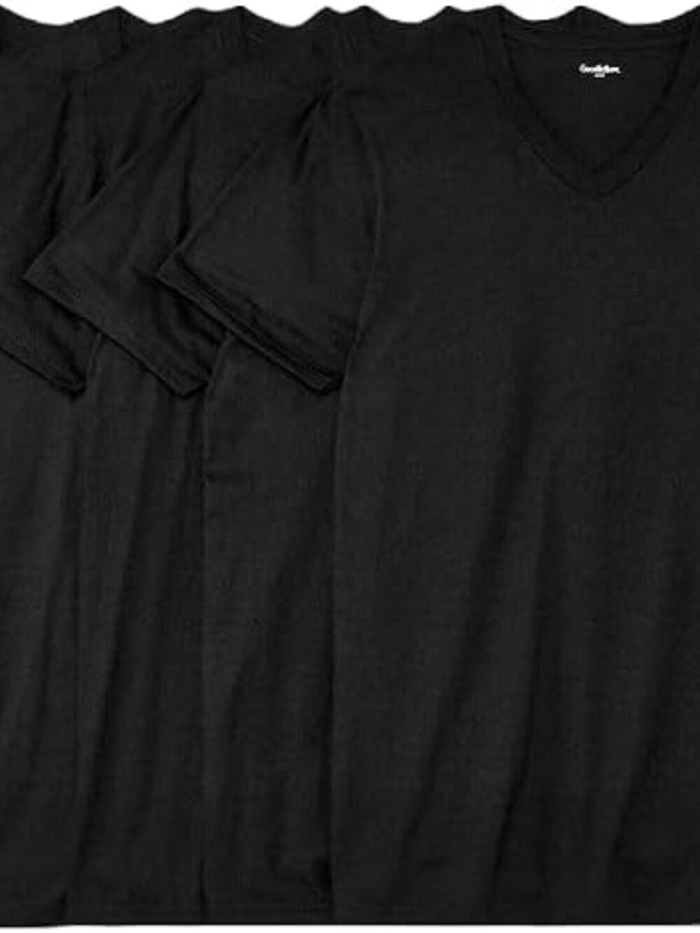 NWT Goodfellow & Co Black Short Sleeve 4pk XL V-Neck T-Shirts
